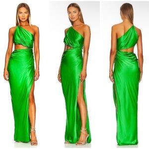 The Sei x REVOLVE One Shoulder Cut Out Gown in Palm Size 6